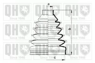 Комплект пылника, приводной вал QUINTON HAZELL купить