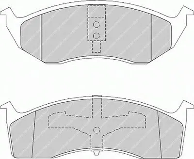 Комплект тормозных колодок, дисковый тормоз PREMIER FERODO купить