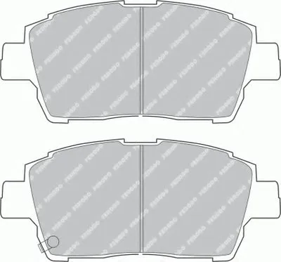 Комплект тормозных колодок, дисковый тормоз PREMIER FERODO купить