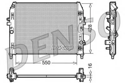 Радиатор, охлаждение двигателя DENSO купить