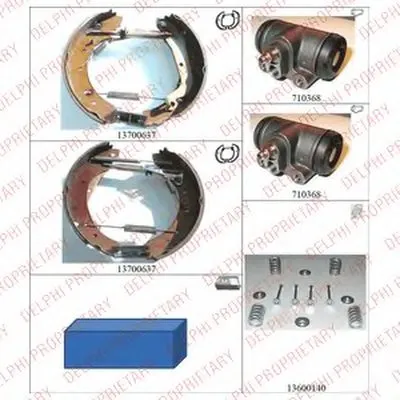 Комплект тормозных колодок DELPHI купить