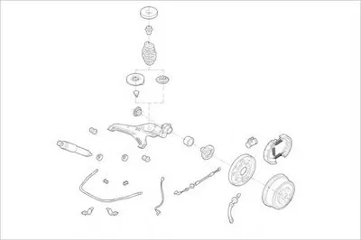 Подвеска колеса DELPHI купить