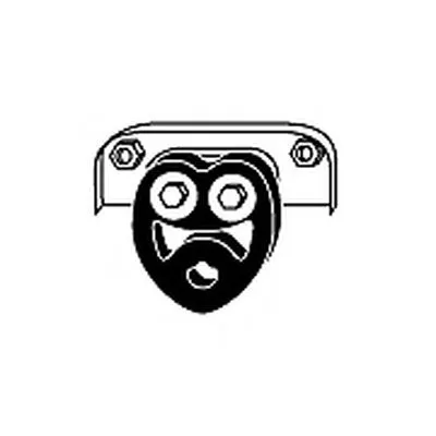 Кронштейн, глушитель HJS купить