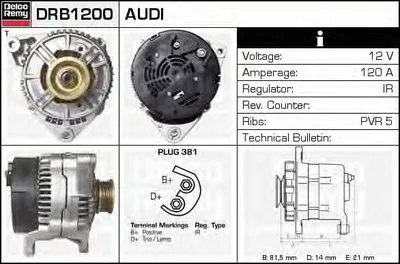 Генератор Remanufactured REMY (Light Duty) DELCO REMY купить
