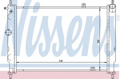 Радиатор, охлаждение двигателя NISSENS купить