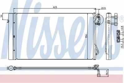 Конденсатор, кондиционер NISSENS купить