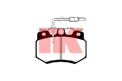 Комплект тормозных колодок, дисковый тормоз NK купить