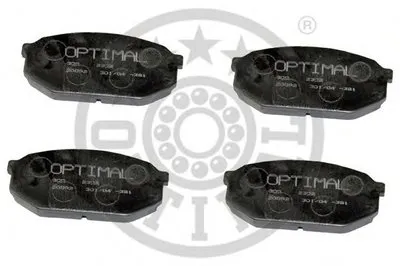 Комплект тормозных колодок, дисковый тормоз OPTIMAL купить