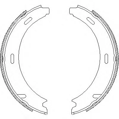 Комплект тормозных колодок, стояночная тормозная система REMSA купить
