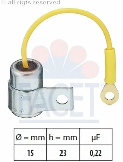 Конденсатор, система зажигания FACET купить