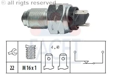 Выключатель, фара заднего хода FACET купить