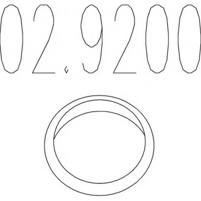 Уплотнительное кольцо, труба выхлопного газа MTS купить