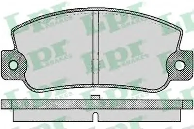 Комплект тормозных колодок, дисковый тормоз LPR купить