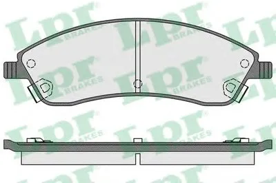 Комплект тормозных колодок, дисковый тормоз LPR купить