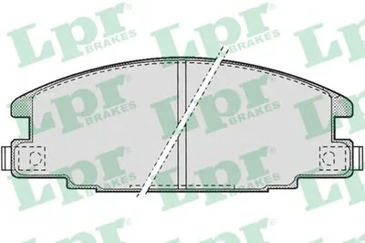 Комплект тормозных колодок, дисковый тормоз LPR купить