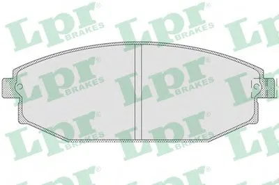 Комплект тормозных колодок, дисковый тормоз LPR купить
