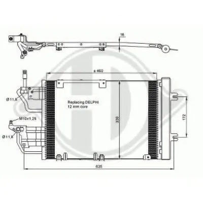 Конденсатор, кондиционер DIEDERICHS купить