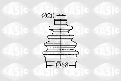 Комплект пылника, приводной вал SASIC купить
