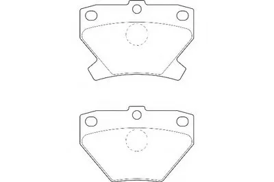 Комплект тормозных колодок, дисковый тормоз DURON купить