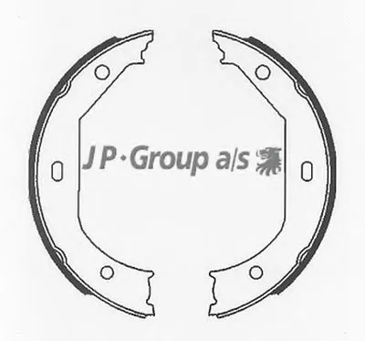 Комплект тормозных колодок QH JP GROUP купить