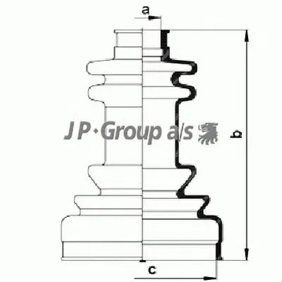 Комплект пылника, приводной вал QH JP GROUP купить