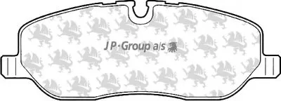 Комплект тормозных колодок, дисковый тормоз QH JP GROUP купить