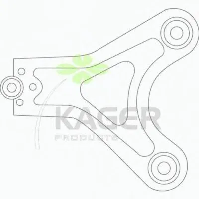 Рычаг независимой подвески колеса, подвеска колеса KAGER купить