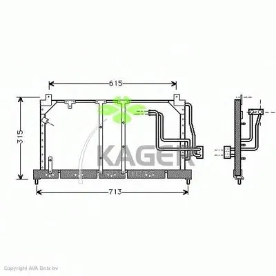 Конденсатор, кондиционер KAGER купить