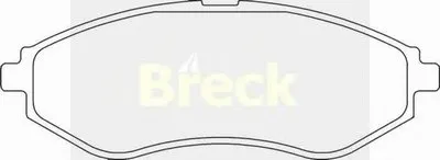 Комплект тормозных колодок, дисковый тормоз BRECK купить