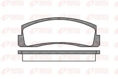 Комплект тормозных колодок, дисковый тормоз KAWE купить