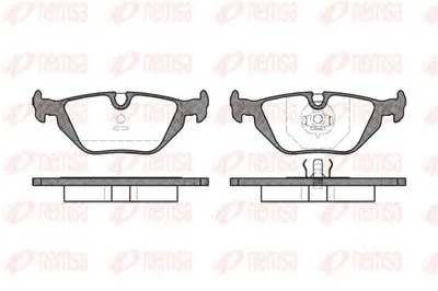Комплект тормозных колодок, дисковый тормоз KAWE купить