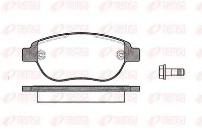 Комплект тормозных колодок, дисковый тормоз KAWE купить