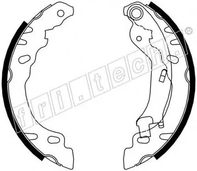 Комплект тормозных колодок fri.tech. купить