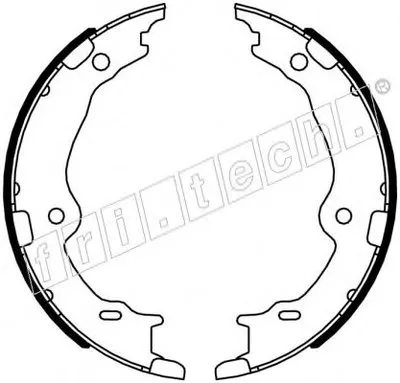 Комплект тормозных колодок, стояночная тормозная система fri.tech. купить