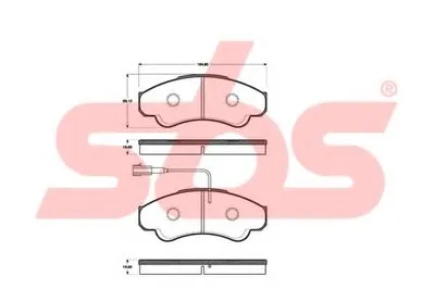 Комплект тормозных колодок, дисковый тормоз sbs купить