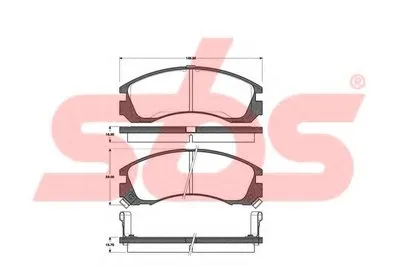 Комплект тормозных колодок, дисковый тормоз sbs купить