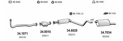 Система выпуска ОГ ASSO купить