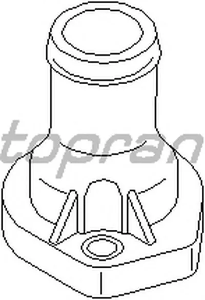 Фланец охлаждающей жидкости TOPRAN купить