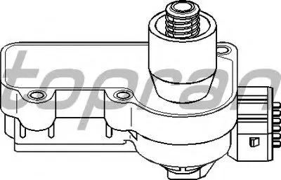 Регулировочный элемент, дроссельная заслонка TOPRAN купить