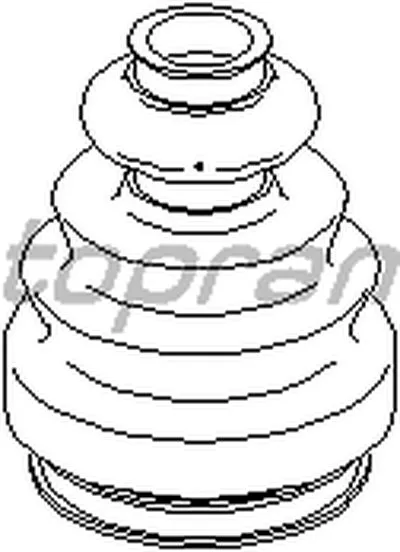 Пыльник, приводной вал TOPRAN купить