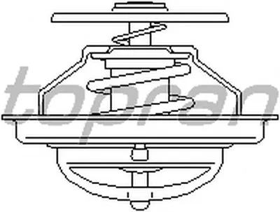 Термостат, охлаждающая жидкость TOPRAN купить