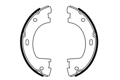 Комплект тормозных колодок; Комплект тормозных колодок, стояночная тормозная система E.T.F. купить