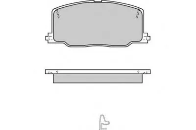Комплект тормозных колодок, дисковый тормоз E.T.F. купить