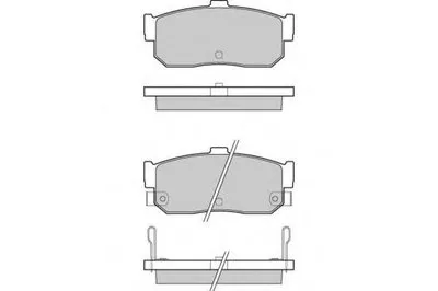 Комплект тормозных колодок, дисковый тормоз E.T.F. купить