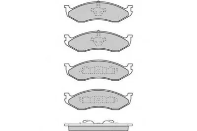 Комплект тормозных колодок, дисковый тормоз E.T.F. купить