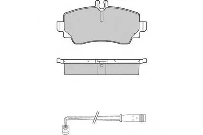 Комплект тормозных колодок, дисковый тормоз E.T.F. купить