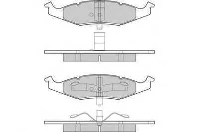 Комплект тормозных колодок, дисковый тормоз E.T.F. купить