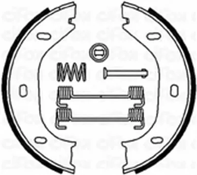 Комплект тормозных колодок, стояночная тормозная система CIFAM купить