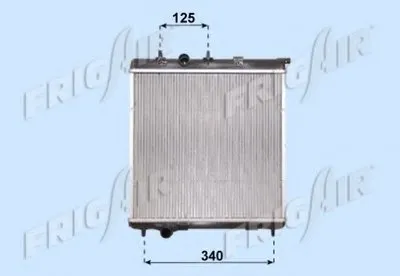 Радиатор, охлаждение двигателя FRIGAIR купить