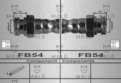 Тормозной шланг MALÒ купить